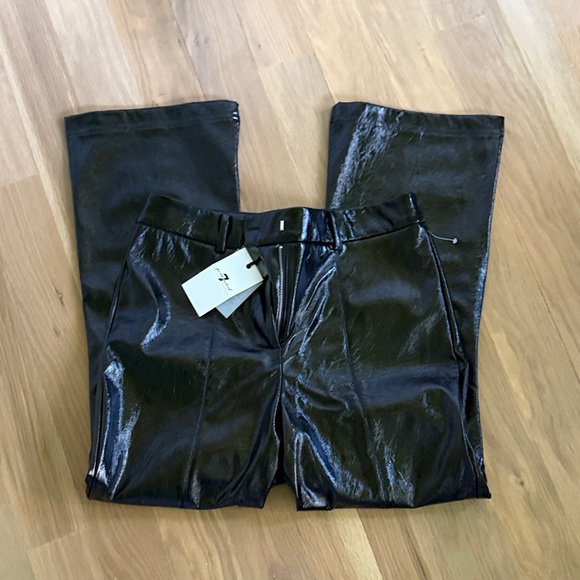 7 For All Mankind Faux Leather Pants - Picture 1 of 3